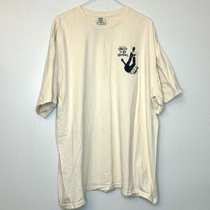Comfort Colors Cotton Machine Guns Tickets To My Downfall T-shirt Cream 2XL